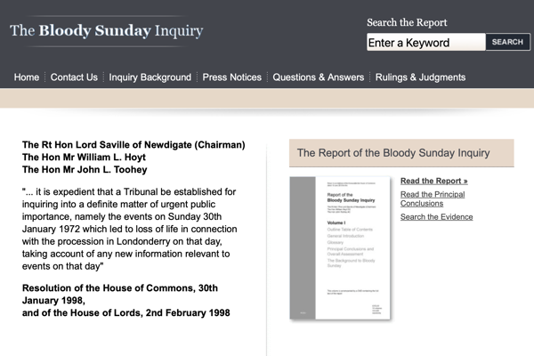 The Bloody Sunday